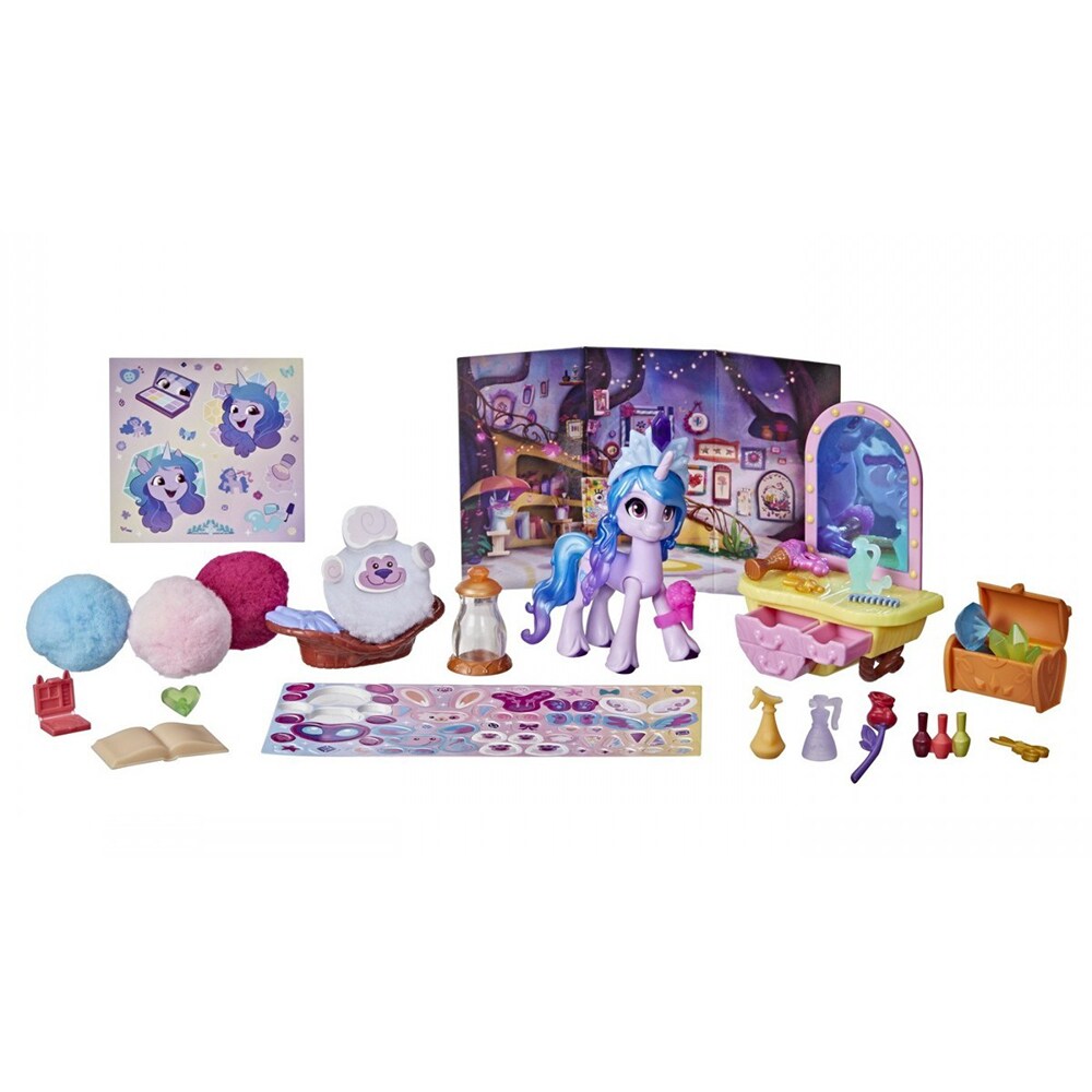 Figurina MY LITTLE PONY Scena din Film Izzy Moon Bow CF2935, 5 ani+, multicolor