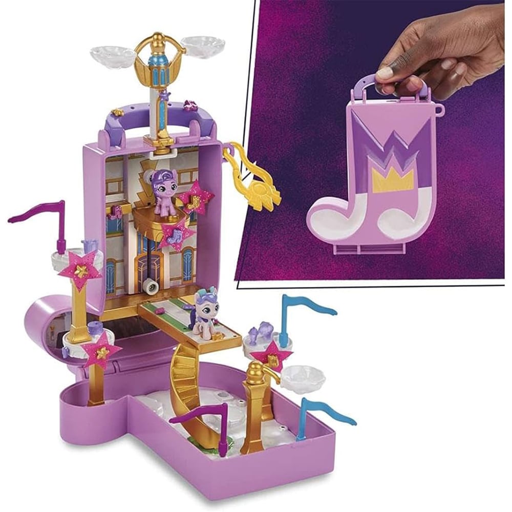 Set figurine MY LITTLE PONY Mini World Magic - Zephyr Heights F3875247, 5 ani+, multicolor