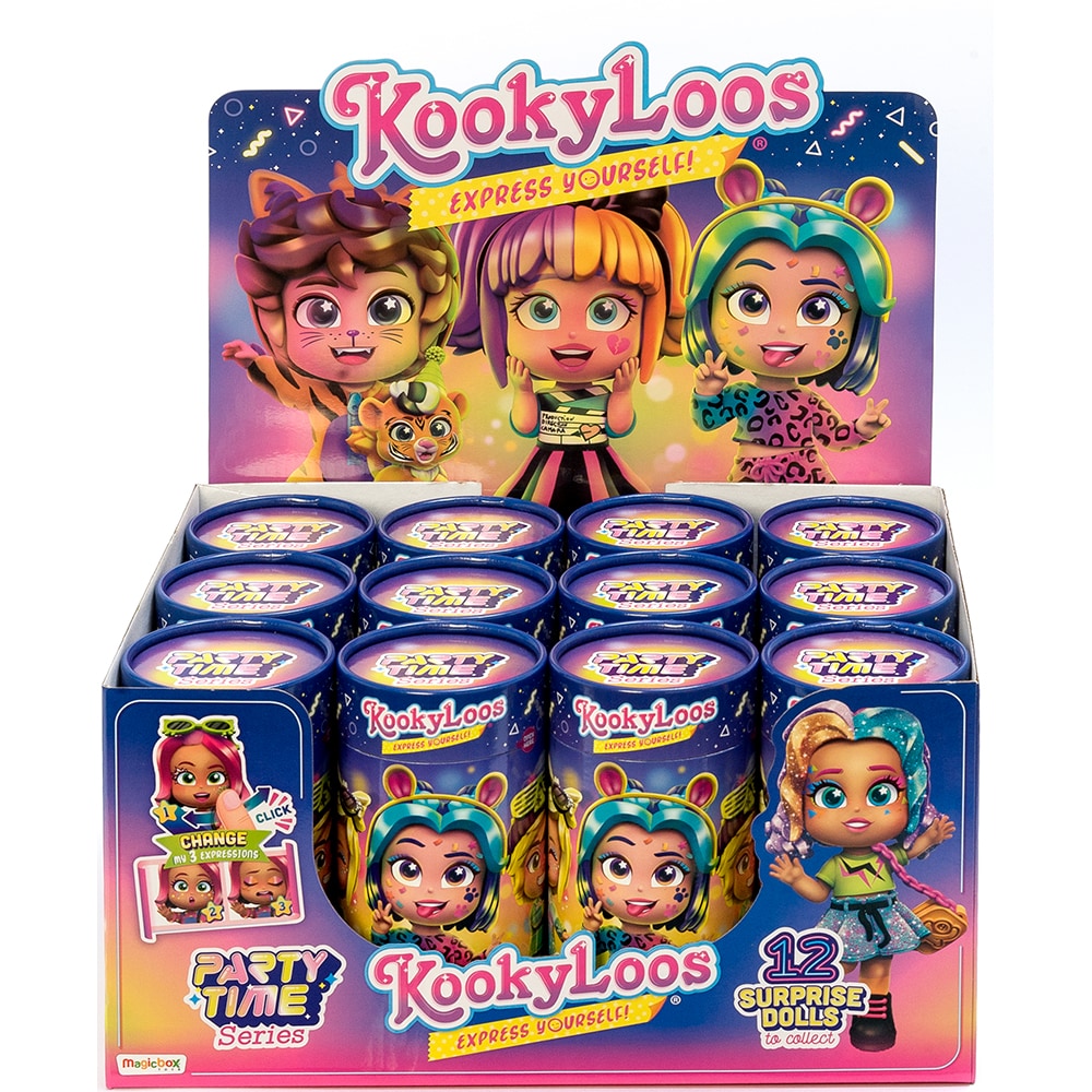 Papusa KOOKYLOOS Party Time KO3001O, 3 ani+, multicolor