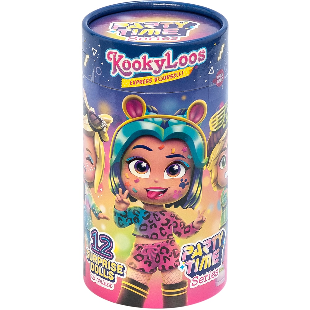 Papusa KOOKYLOOS Party Time KO3001O, 3 ani+, multicolor