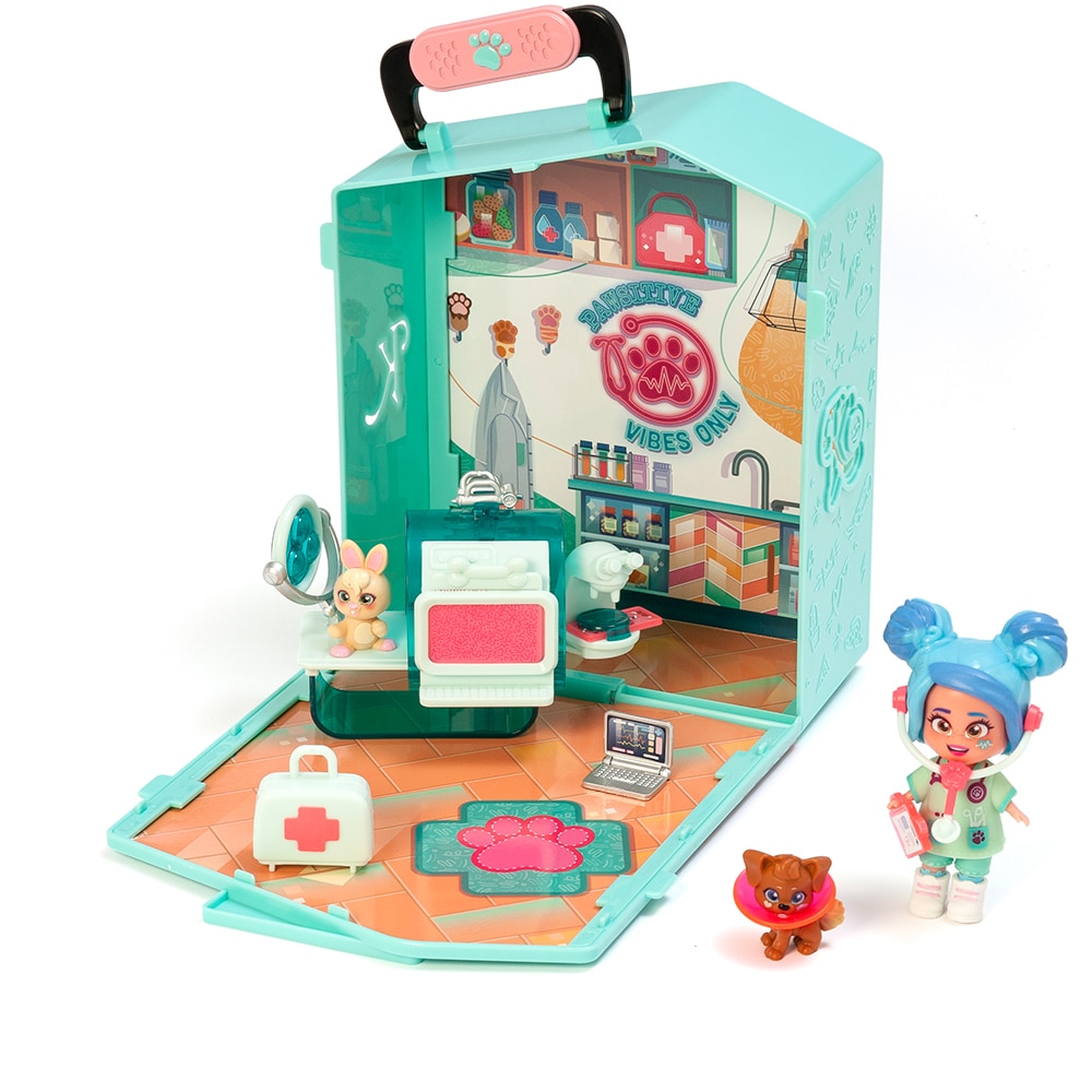 Set papusa KOOKYLOOS Clinica veterinara KO9010O, 3 ani+, multicolor
