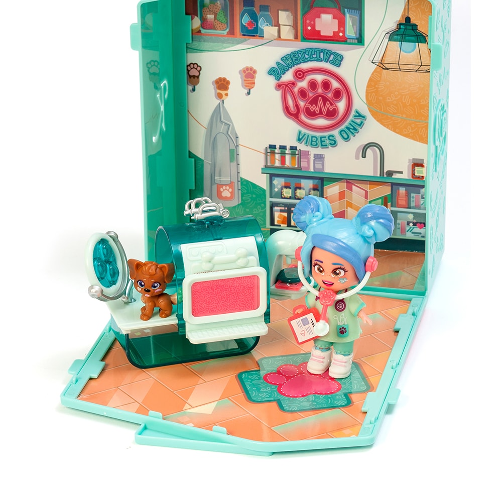 Set papusa KOOKYLOOS Clinica veterinara KO9010O, 3 ani+, multicolor