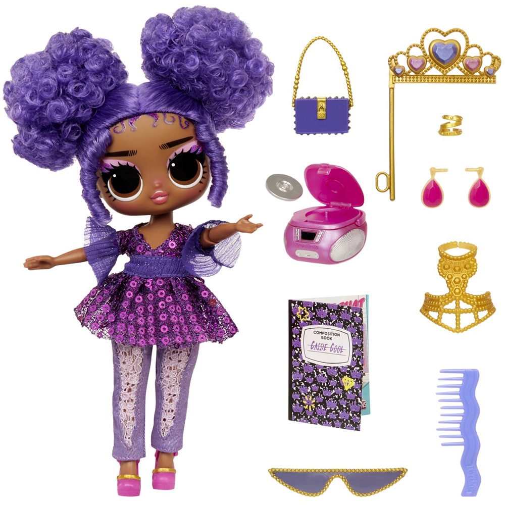 Papusa LOL SURPRISE Tweens - Cassie Cool Fashionista MGA591672EUC, 3 ani+, mov-roz