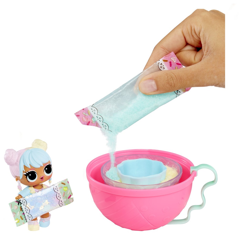 Papusa LOL SURPRISE Mix&Make Birthday Cake MGA593140EUC, 3 ani+, multicolor