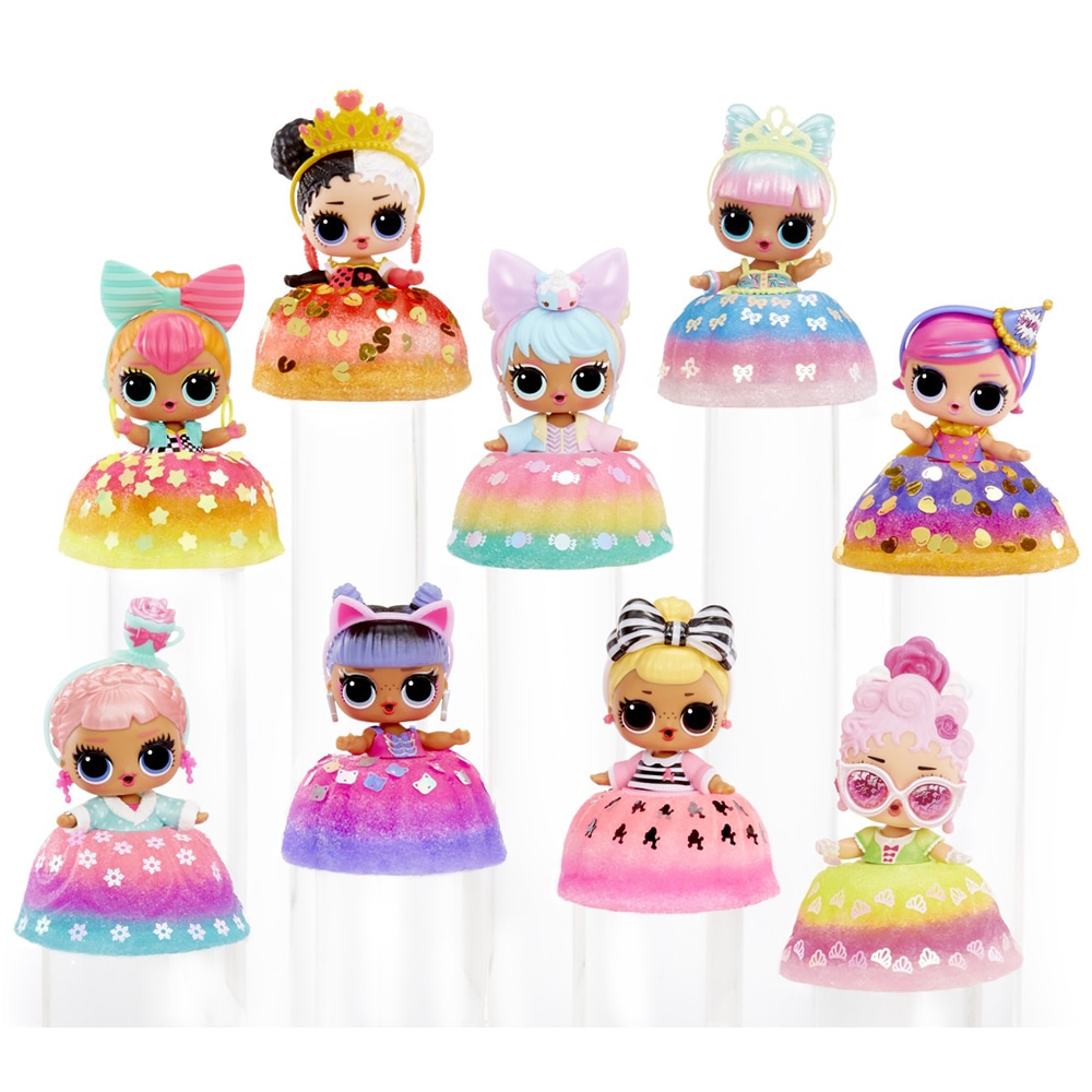 Papusa LOL SURPRISE Mix&Make Birthday Cake MGA593140EUC, 3 ani+, multicolor