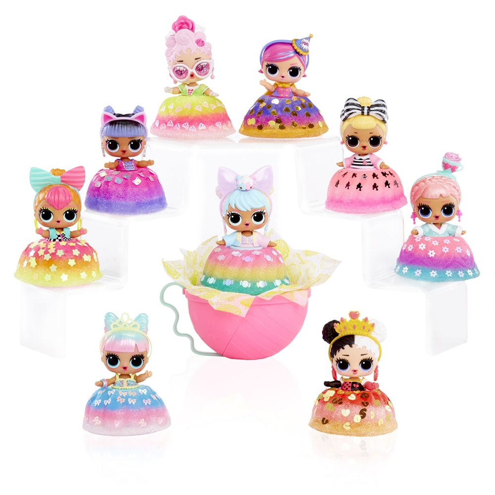 Papusa LOL SURPRISE Mix&Make Birthday Cake MGA593140EUC, 3 ani+, multicolor