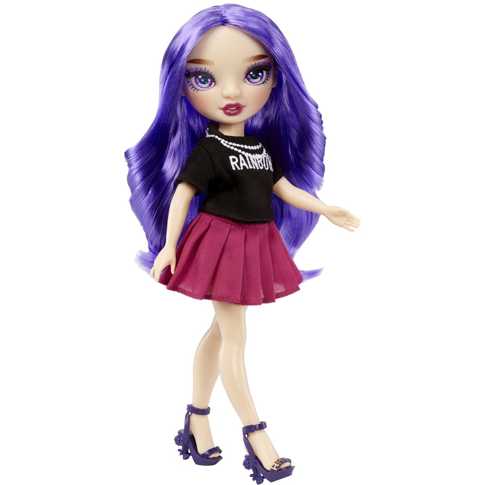 Papusa RAINBOW HIGH Emi Vanda MGA987734, 6 ani+, mov-negru