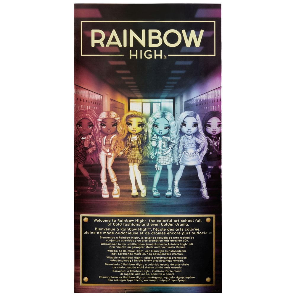 Papusa RAINBOW HIGH Gabriella Icely MGA987758, 6 ani+, bleu-alb