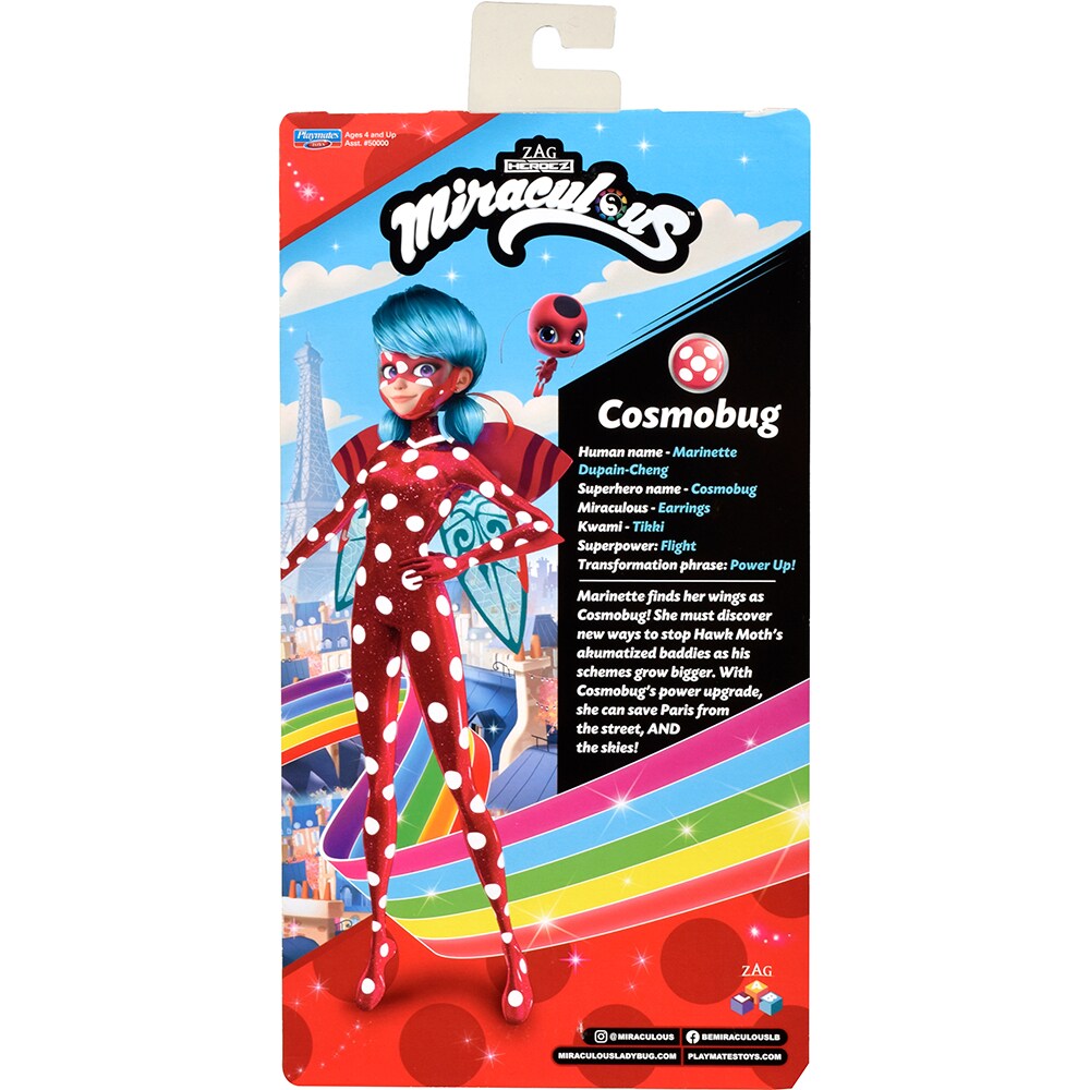 Papusa MIRACULOUS Cosmobug MLB50017O, 30cm, 4 ani+, multicolor