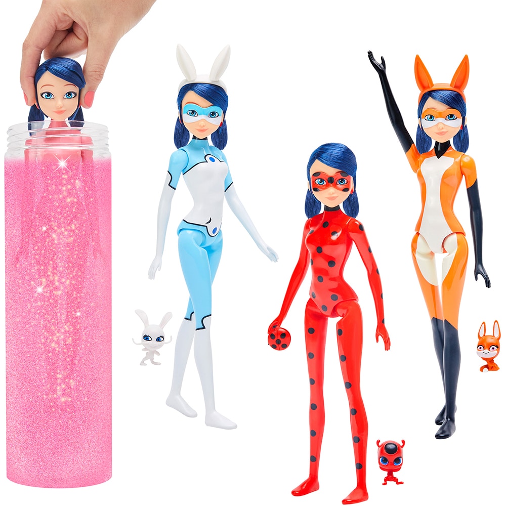 Papusa MIRACULOUS Descopera personajul MLB50391O, 4 ani+, multicolor