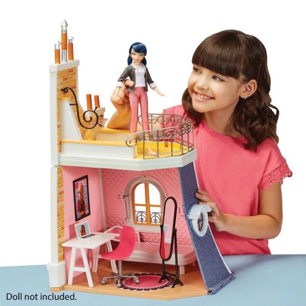 Set MIRACULOUS Casa lui Marinette MLB50660O, 4 ani+, multicolor