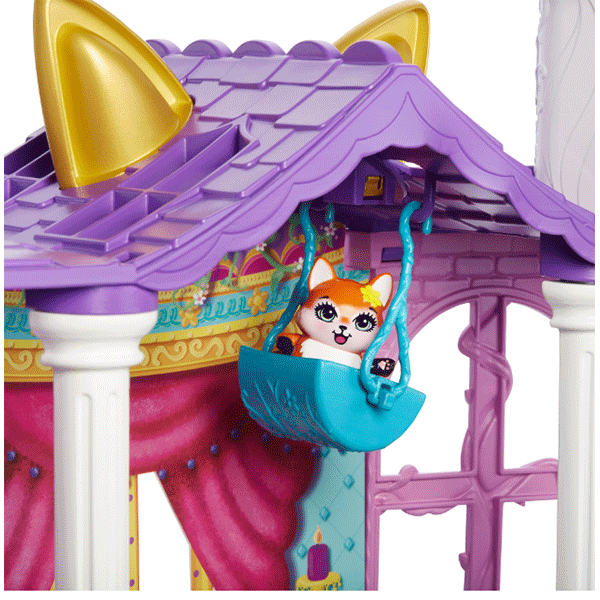 Set papusa ENCHANTIMALS Castelul Royal MTGYJ17O, 4 ani+, multicolor