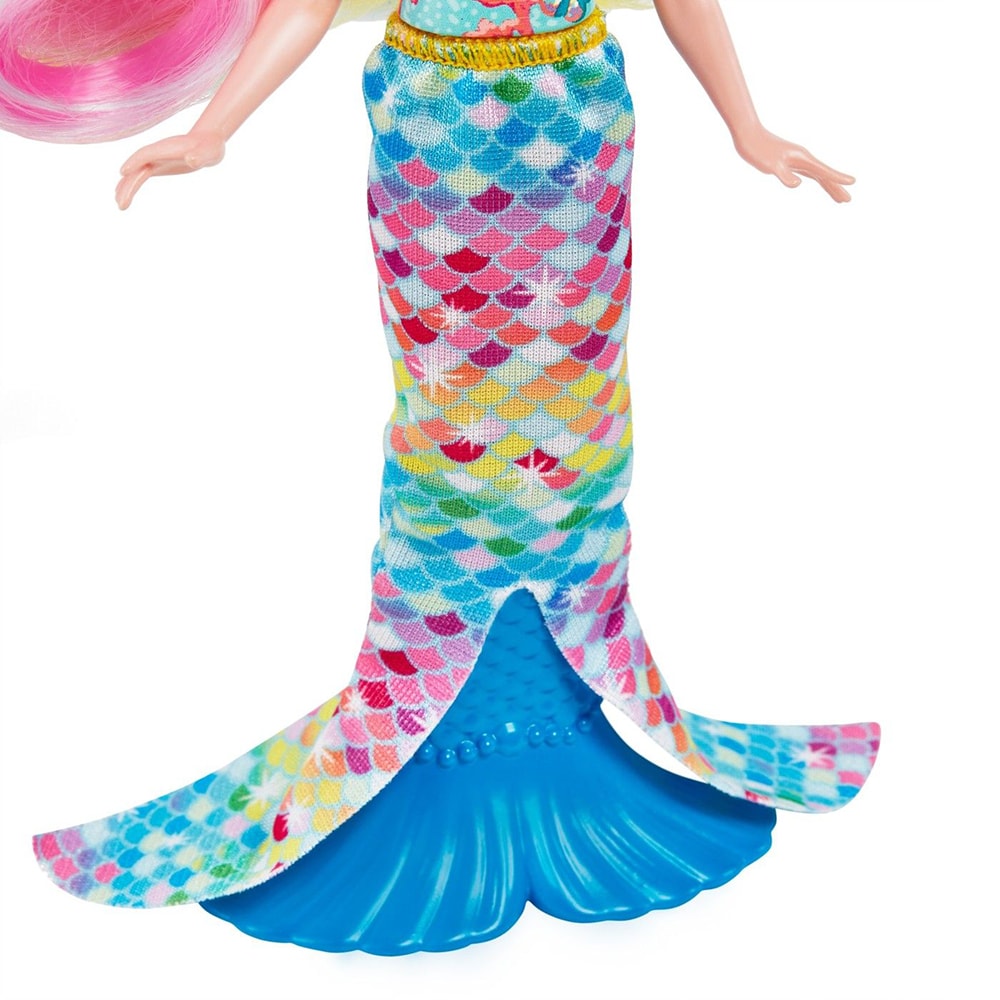 Papusa ENCHANTIMALS Royal - Radia Rainbow Fish si Flo MTHCF68, 4 ani+, multicolor