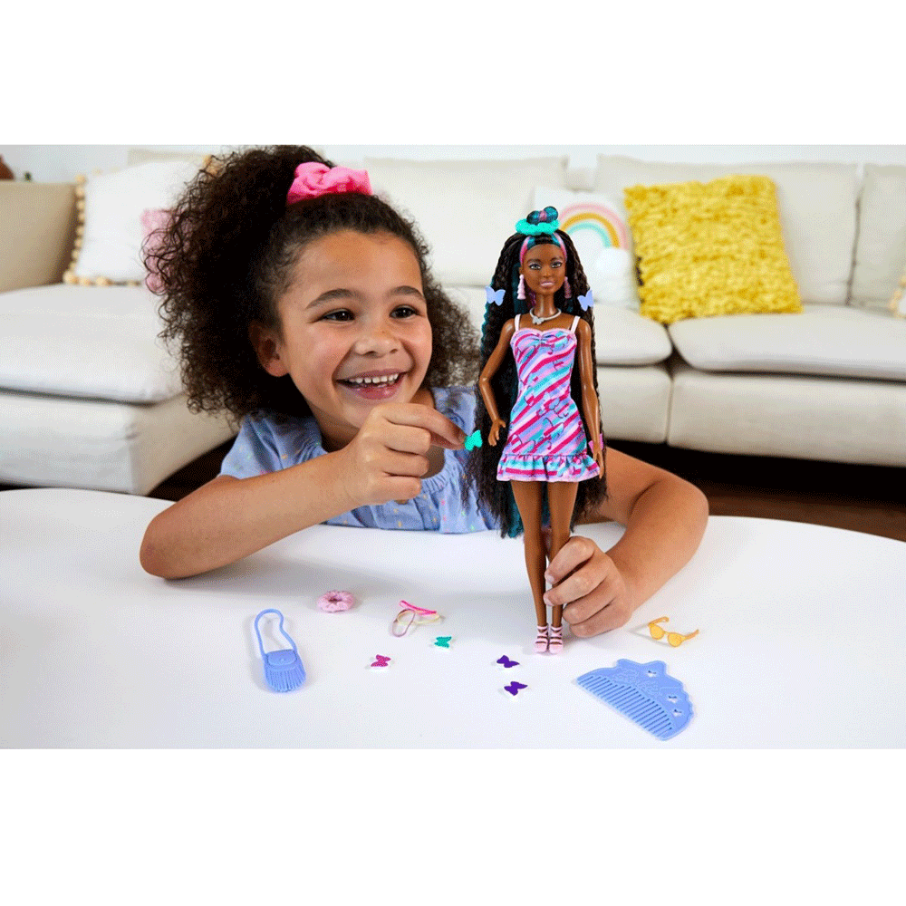 Papusa BARBIE Totally Hair MTHCM91O, 3 ani+, multicolor