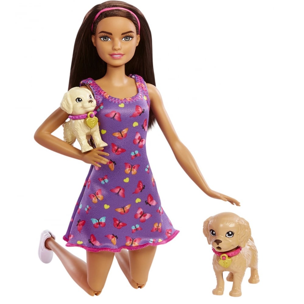 Papusa BARBIE Pup Adoption MTHKD86, 3 ani+, multicolor