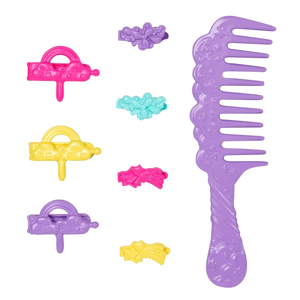 Set papusa BARBIE Dreamtopia - Twist And Style MTHNJ06, 3 ani+, roz-mov