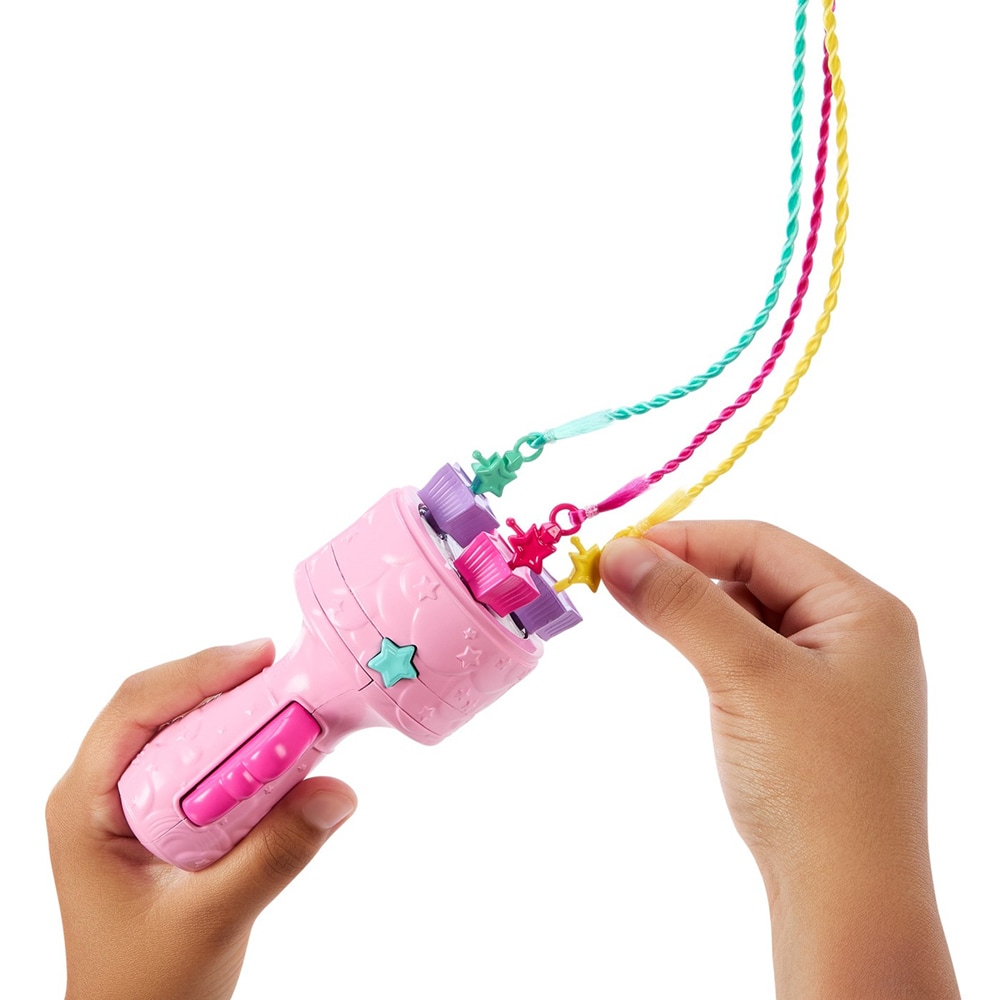Set papusa BARBIE Dreamtopia - Twist And Style MTHNJ06, 3 ani+, roz-mov