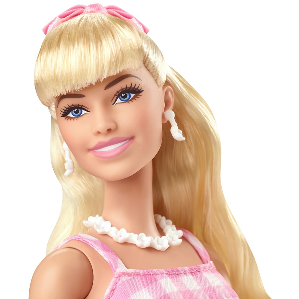 Papusa BARBIE The Movie Robbie Margot MTHPJ96, 3 ani+, alb-roz