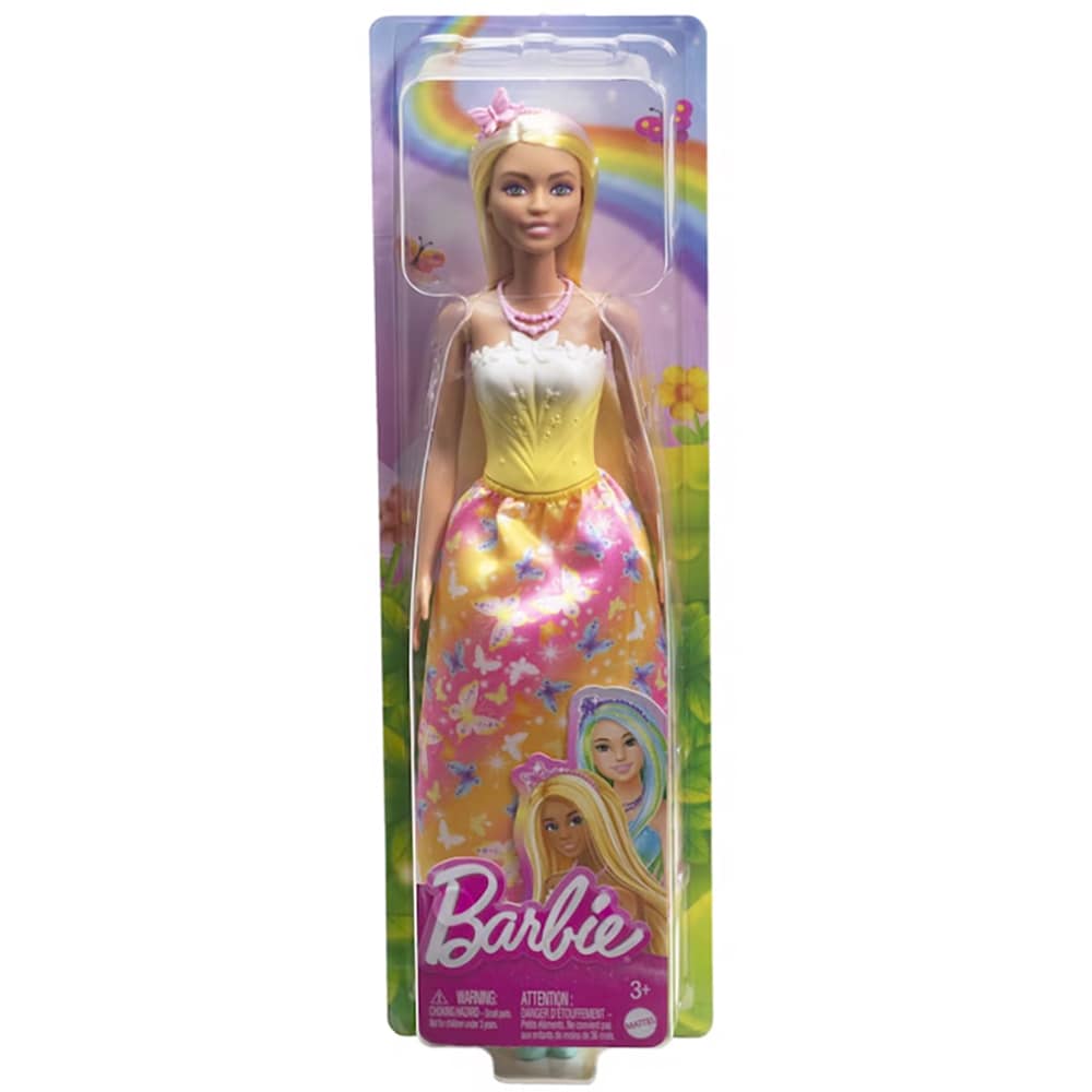 Papusa BARBIE Dreamtopia MTHRR09, 3 ani+, roz-galben