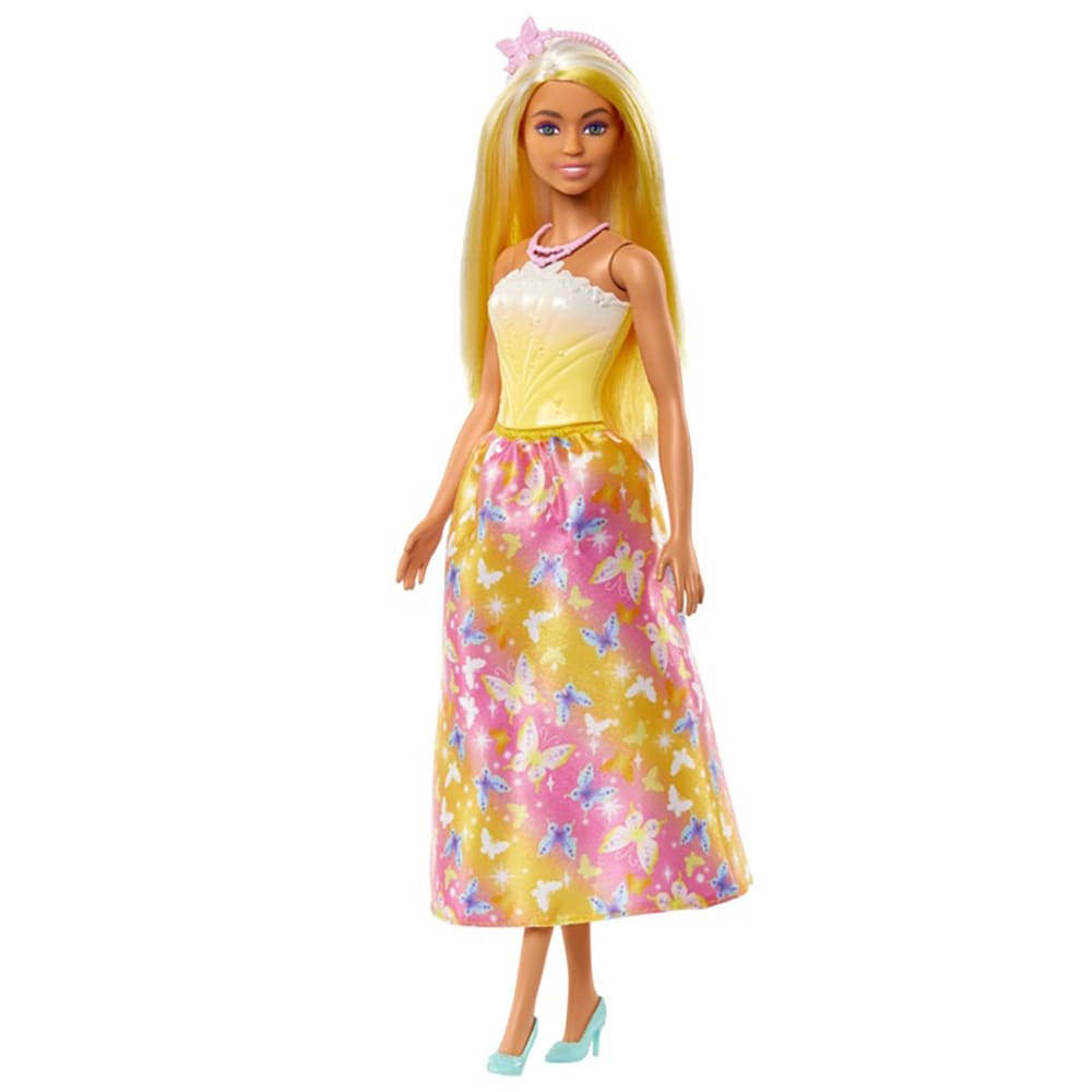Papusa BARBIE Dreamtopia MTHRR09, 3 ani+, roz-galben
