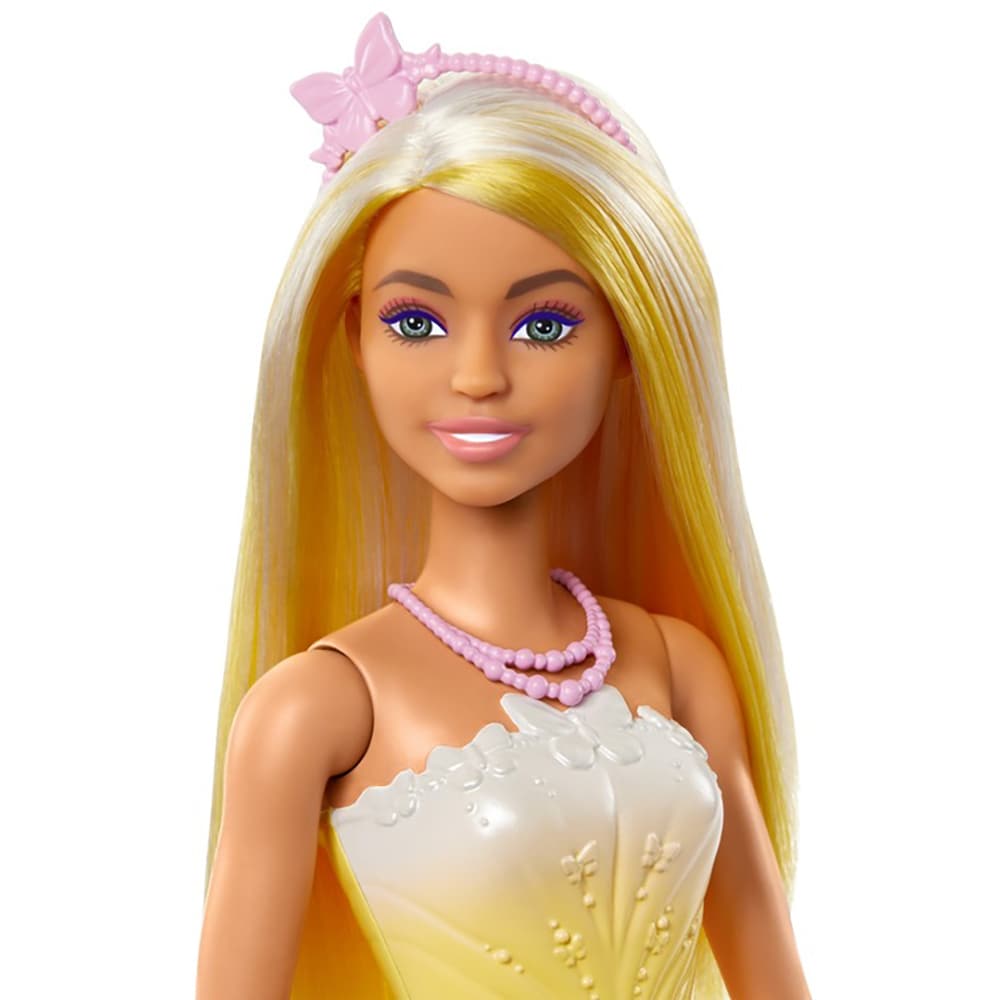 Papusa BARBIE Dreamtopia MTHRR09, 3 ani+, roz-galben