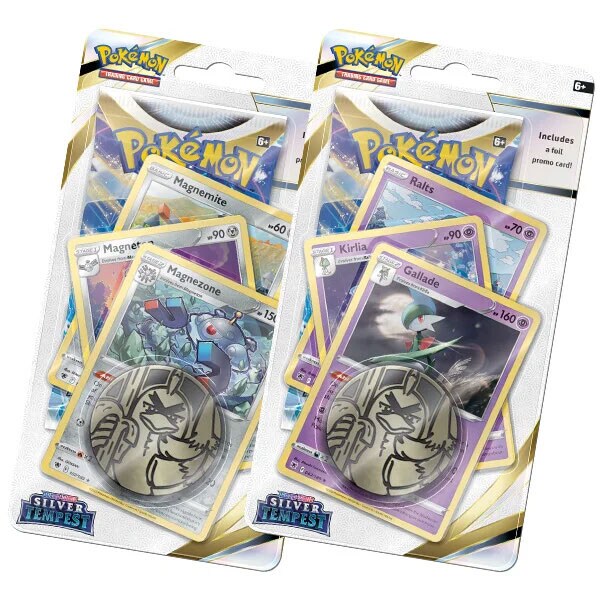 Set cartonase POKEMON TCG - Silver Tempest Premium Checklane PCI85099, 6 ani+, multicolor