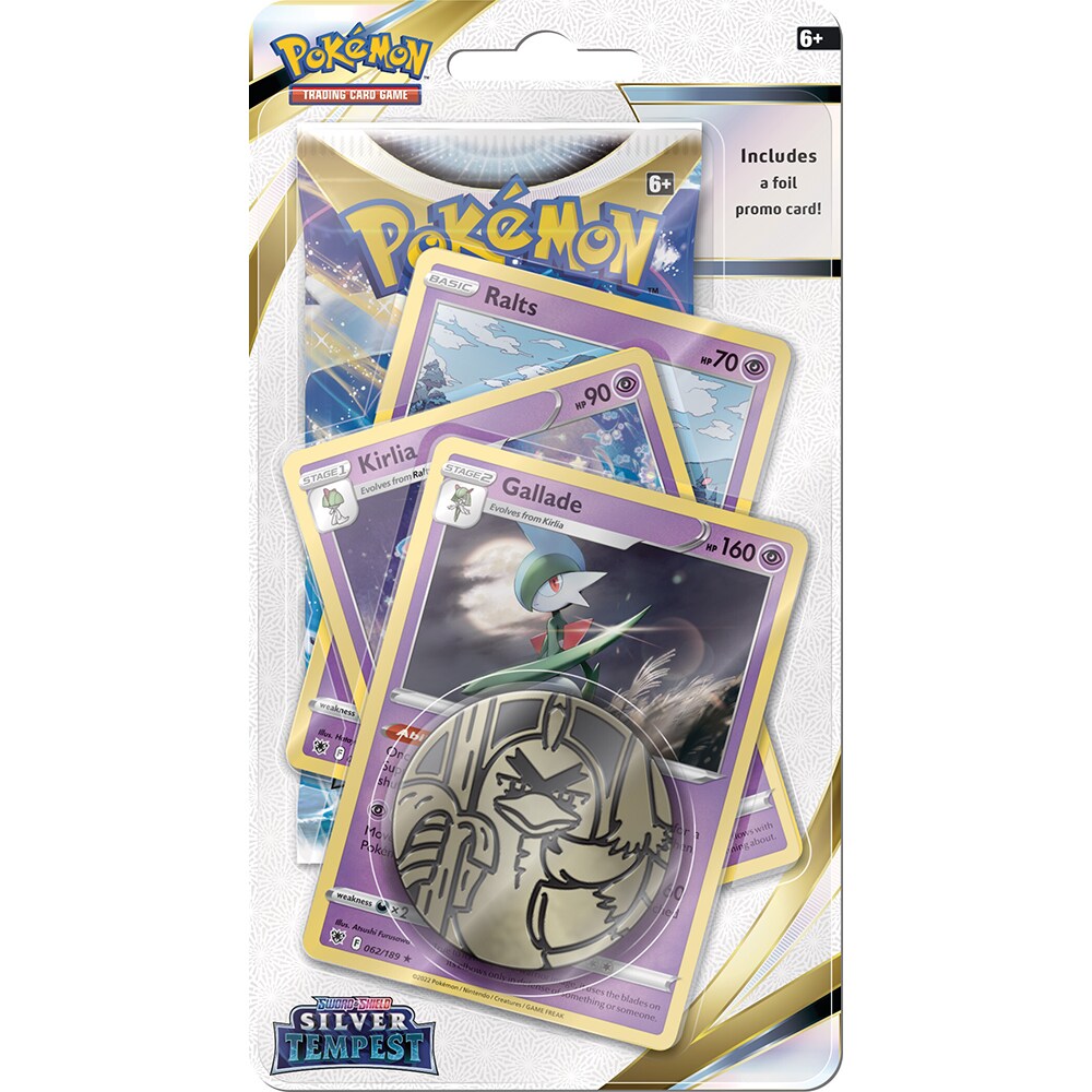Set cartonase POKEMON TCG - Silver Tempest Premium Checklane PCI85099, 6 ani+, multicolor