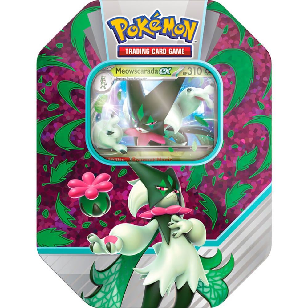 Set cartonase POKEMON TCG - Paldea Partner Tin PCI85297, 7 ani+, 1 jucator