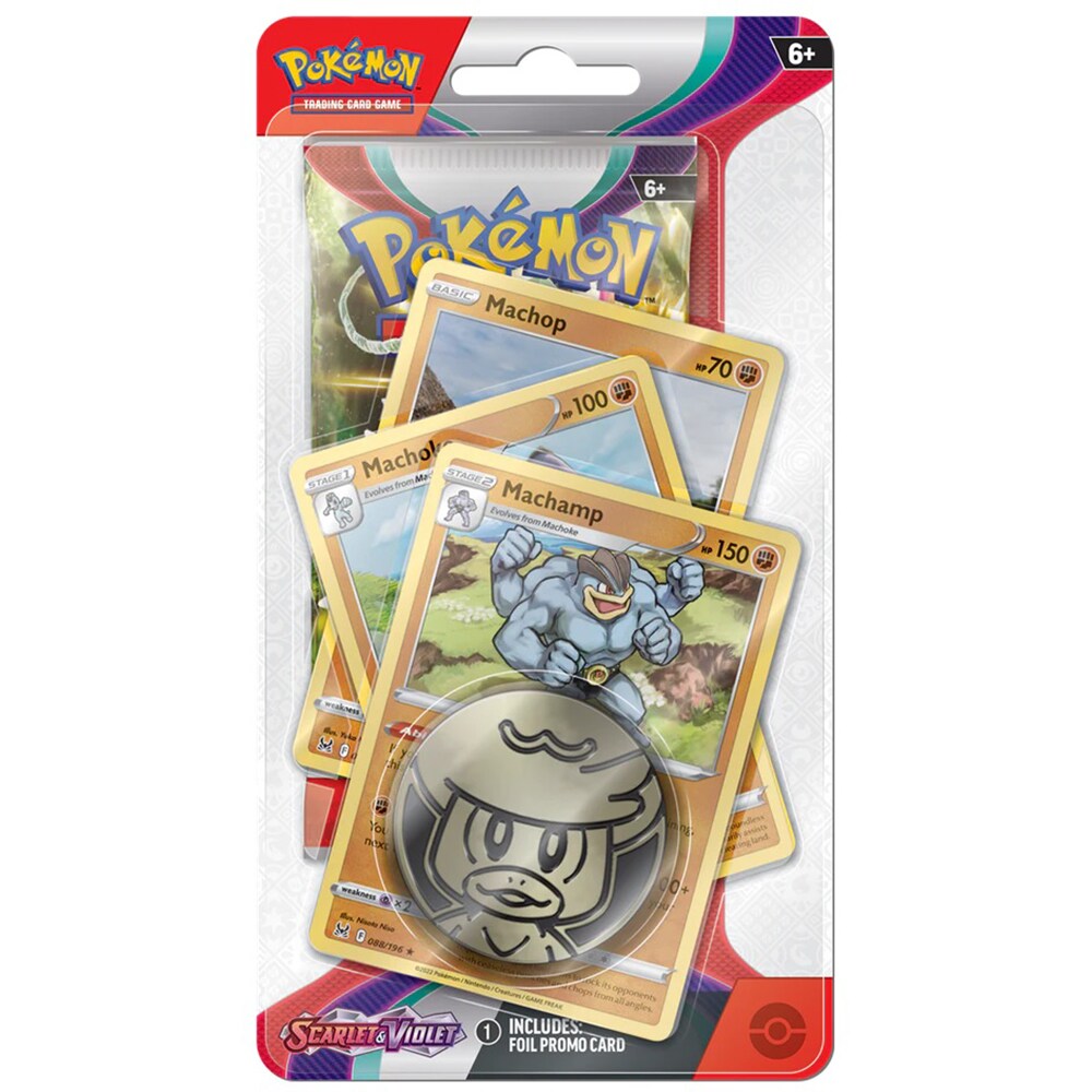 Set 13 cartonase POKEMON TCG - Scarlet&Violet Premium Checklane PCI85336, 6 ani+, multicolor