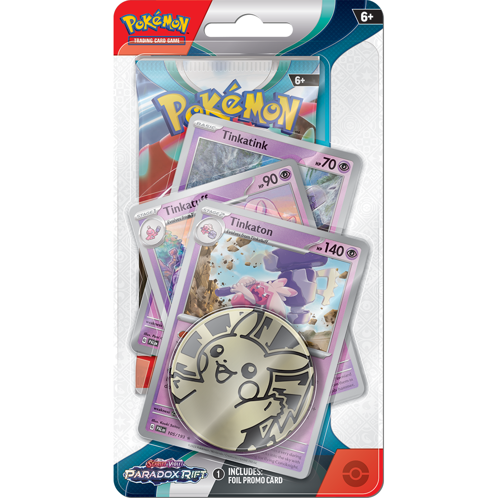 Cartonas POKEMON TCG SV04 - Premium Checklane Blister PCI85411, 6 ani+, 2 jucatori