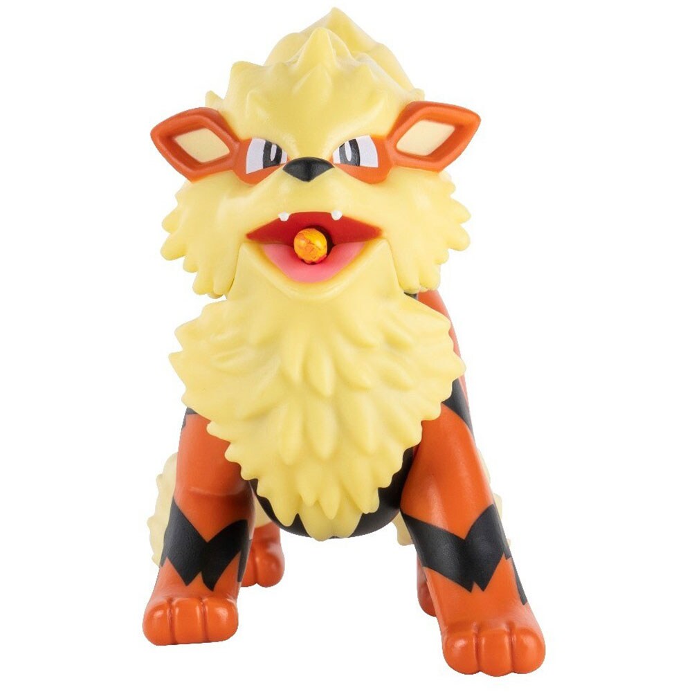 Figurina POKEMON Arcanine PKW0009, 4 ani+, galben-portocaliu