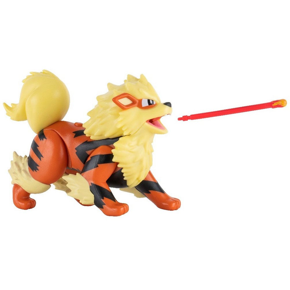 Figurina POKEMON Arcanine PKW0009, 4 ani+, galben-portocaliu