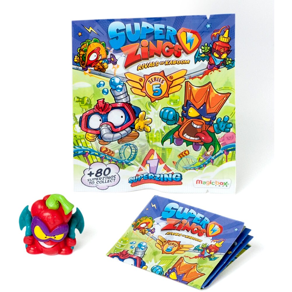 Set 50 figurine SUPERZINGS Seria 5 SZ50012O, 3 ani+, multicolor