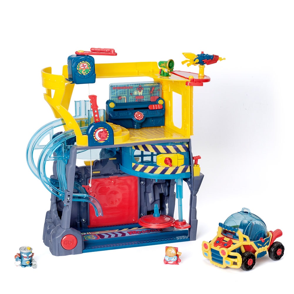 Set figurine SUPERZINGS Sediul central al eroilor SZ9015O, 3 ani+, multicolor