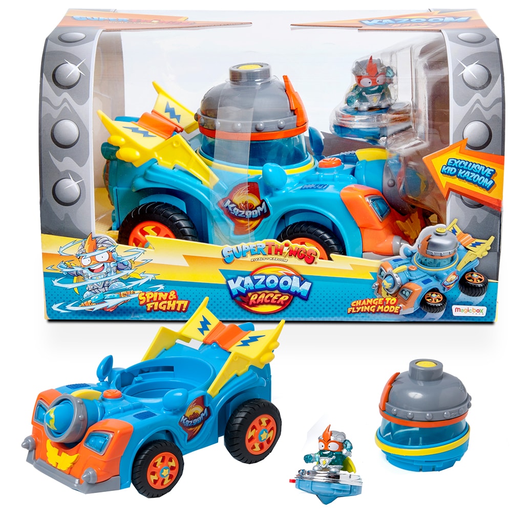 Figurina SUPERTHINGS Kazoom Racer SZ9016O, 3 ani+, multicolor