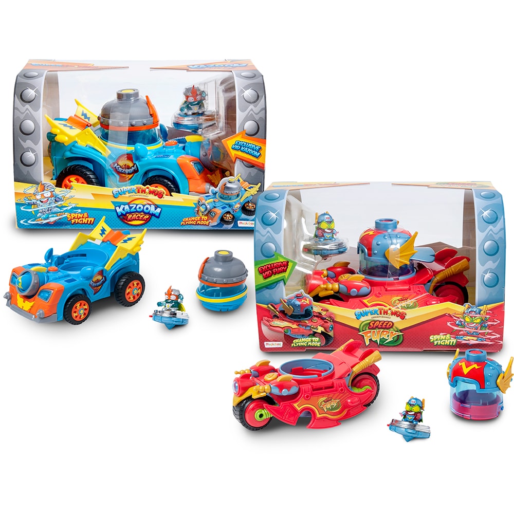 Figurina SUPERTHINGS Kazoom Racer SZ9016O, 3 ani+, multicolor