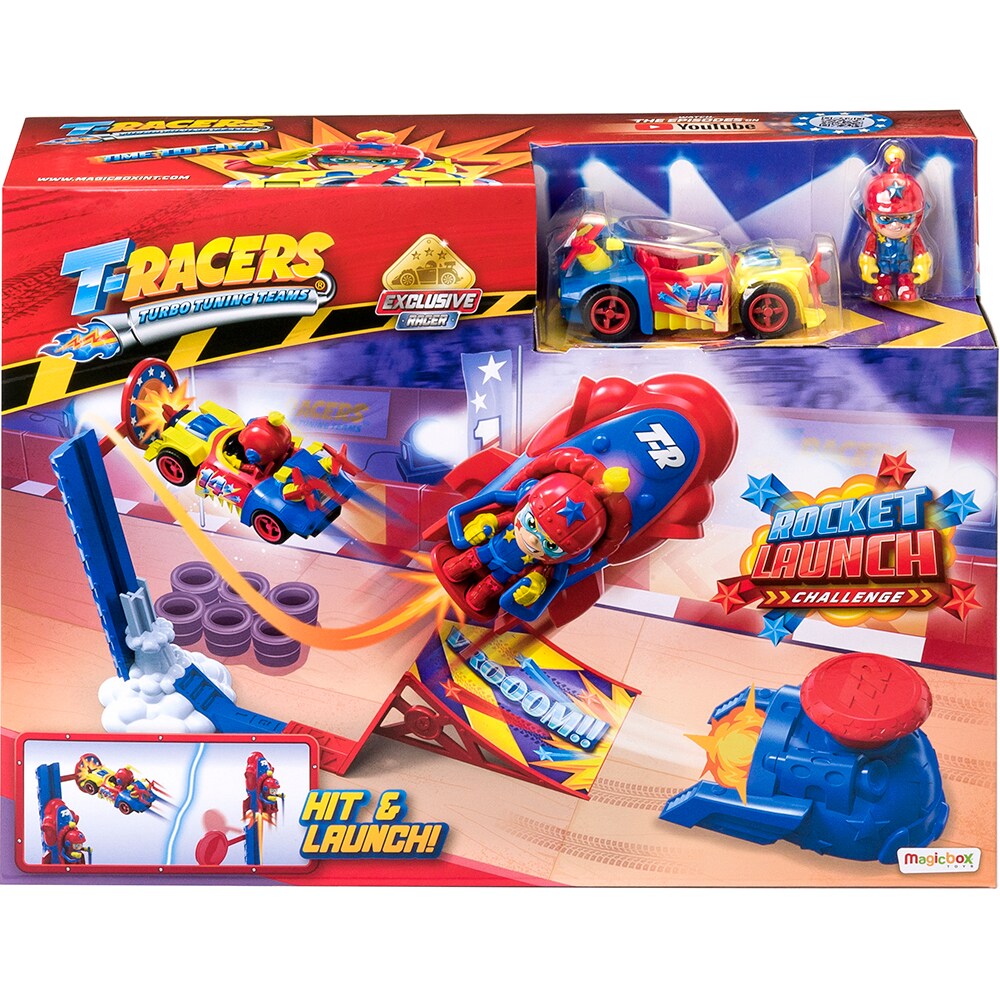 Set de joaca T-RACERS Lansarea rachetei TR9006O, 3 ani+, multicolor