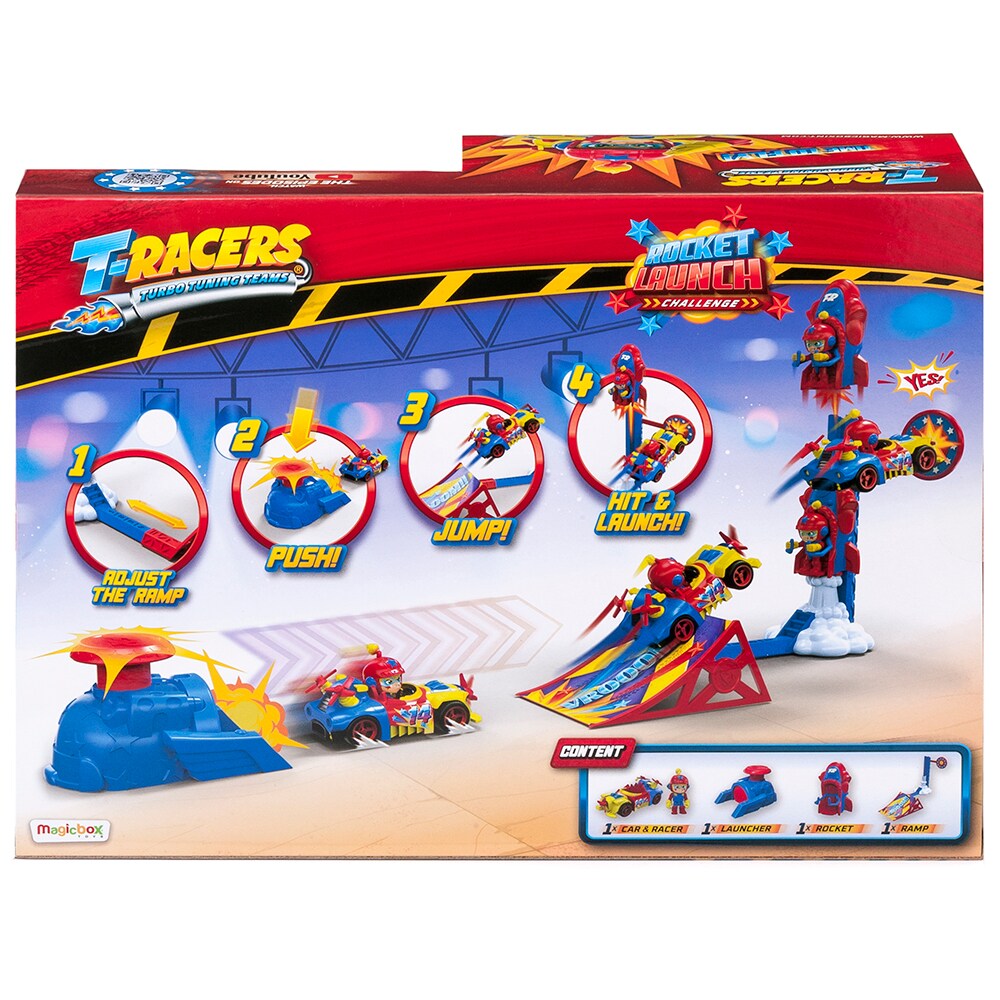 Set de joaca T-RACERS Lansarea rachetei TR9006O, 3 ani+, multicolor