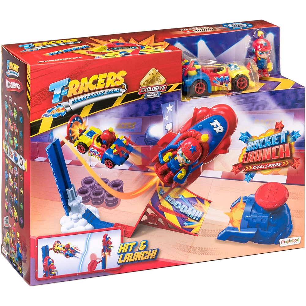 Set de joaca T-RACERS Lansarea rachetei TR9006O, 3 ani+, multicolor