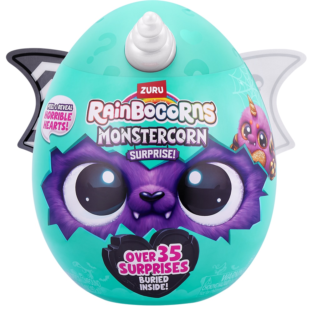 Jucarie de plus RAINBOCORNS Unicornul curcubeu Monstercorn ZR9297O, 3 ani+, multicolor