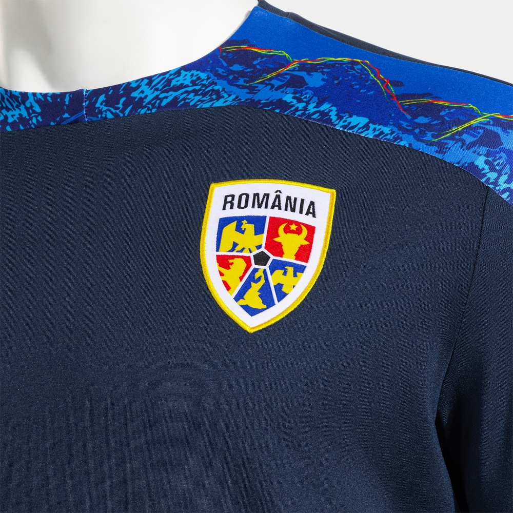 Jacheta fotbal de antrenament JOMA Echipa Nationala de Fotbal a Romaniei 2025, marimea XL, bleumarin