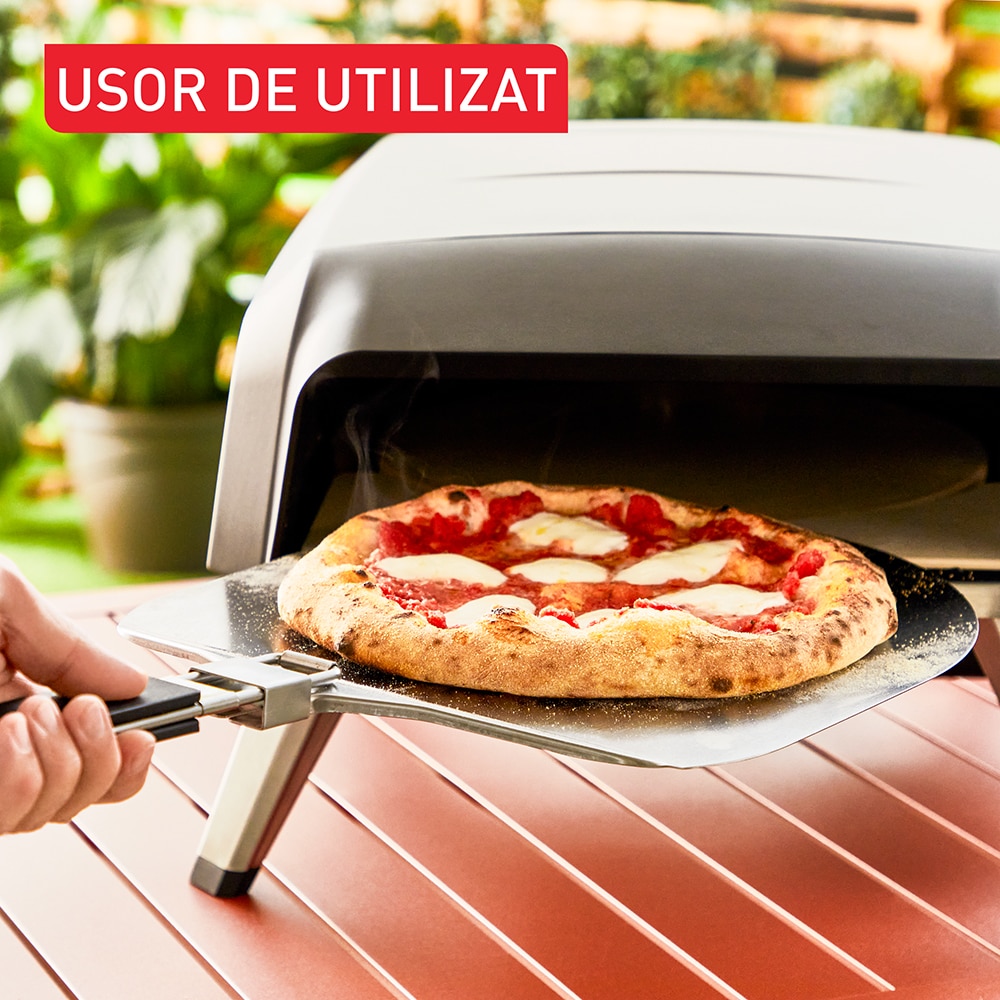 Cuptor cu gaz pentru pizza TEFAL Pizza Pronto JM412010, gri-negru