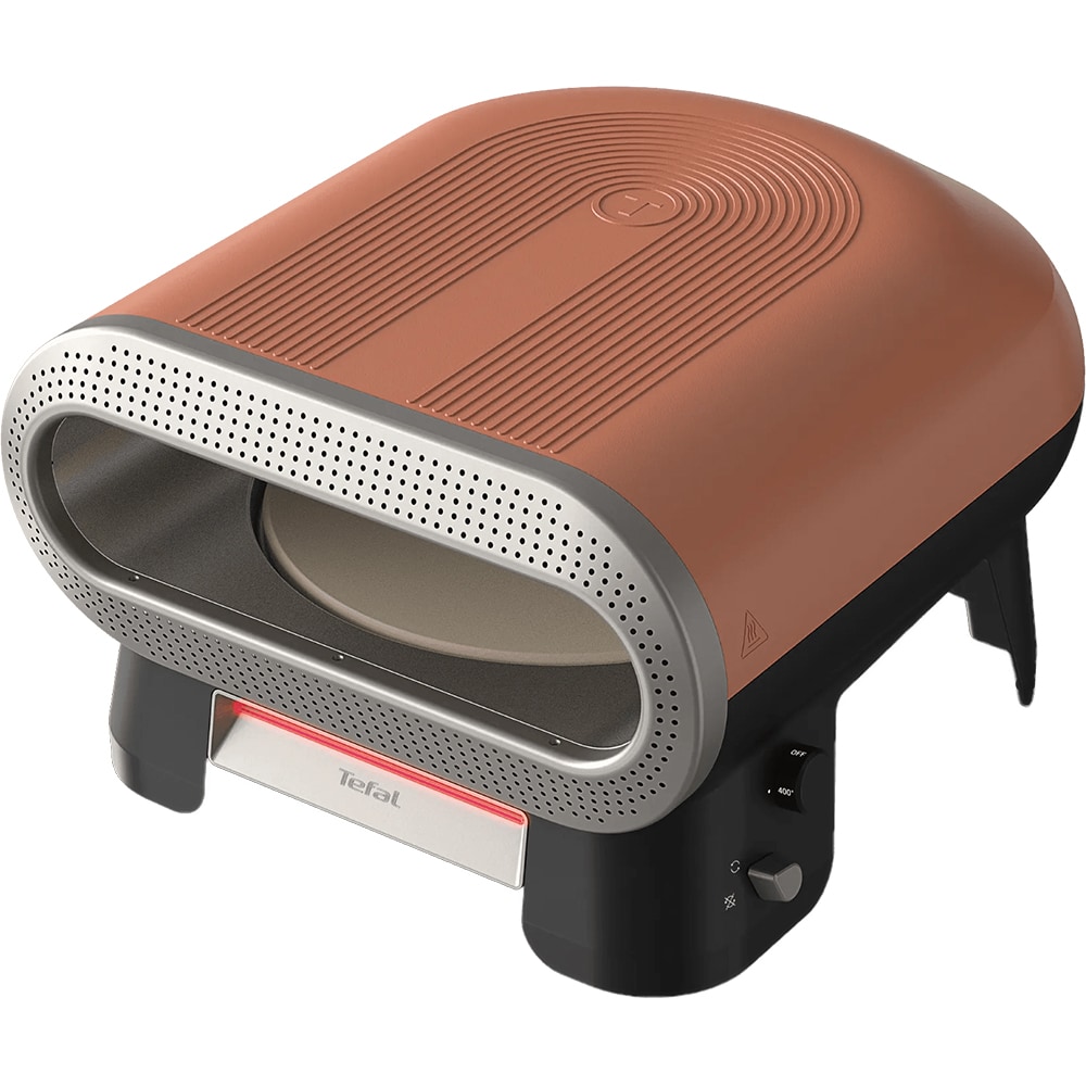Cuptor electric TEFAL Pizza Pronto JM600TE0, 2600W, maro-argintiu