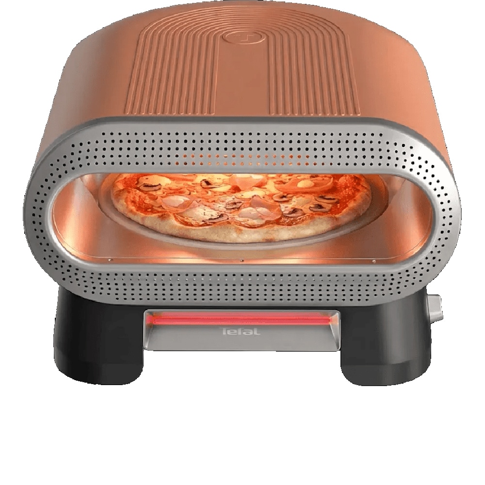 Cuptor electric TEFAL Pizza Pronto JM600TE0, 2600W, maro-argintiu