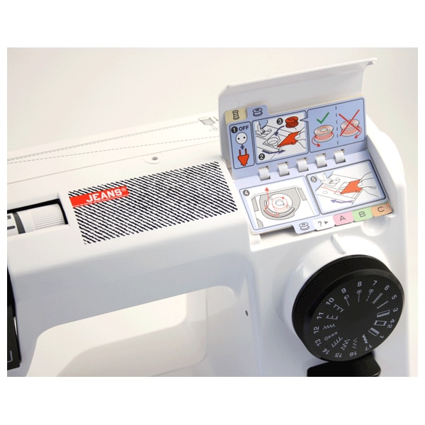 Masina de cusut TOYOTA JNS17CT, 17 programe, alb