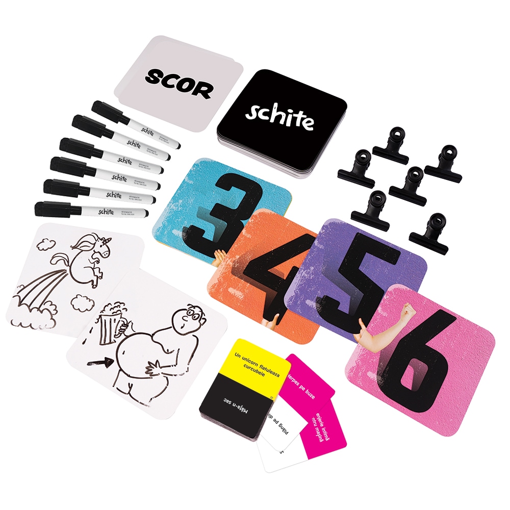 Joc de societate AS GAMES Schite pentru adulti 104024243, 18 ani+, 3-6 jucatori