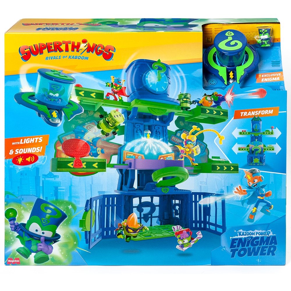 Set figurina SUPERTHINGS Turnul lui Enigma 1100039998, 3 ani+, multicolor