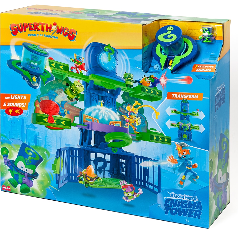 Set figurina SUPERTHINGS Turnul lui Enigma 1100039998, 3 ani+, multicolor