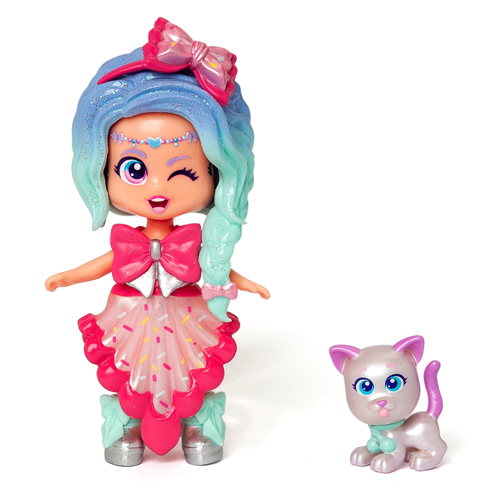 Set papusa KOOKYLOOS Dulap Sweet Wishes 1100042504, 3 ani+, multicolor