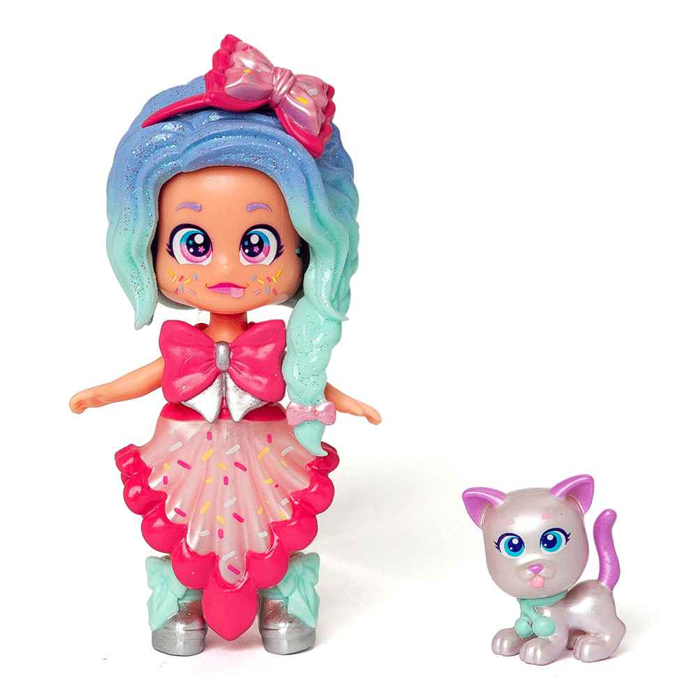 Set papusa KOOKYLOOS Dulap Sweet Wishes 1100042504, 3 ani+, multicolor